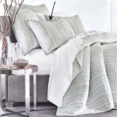 Hotel Collection Velvet Standard Quilted Sham Palladium Grey