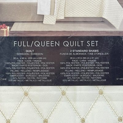 J Queen Grandeur Diamond Velveteen Queen Coverlet Set 5