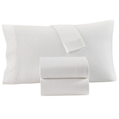 Charter Club Sleep Luxe Flannel Sheet Set White