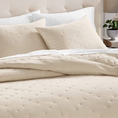 Hotel Collection Chenille Euro Sham Set Sand 3