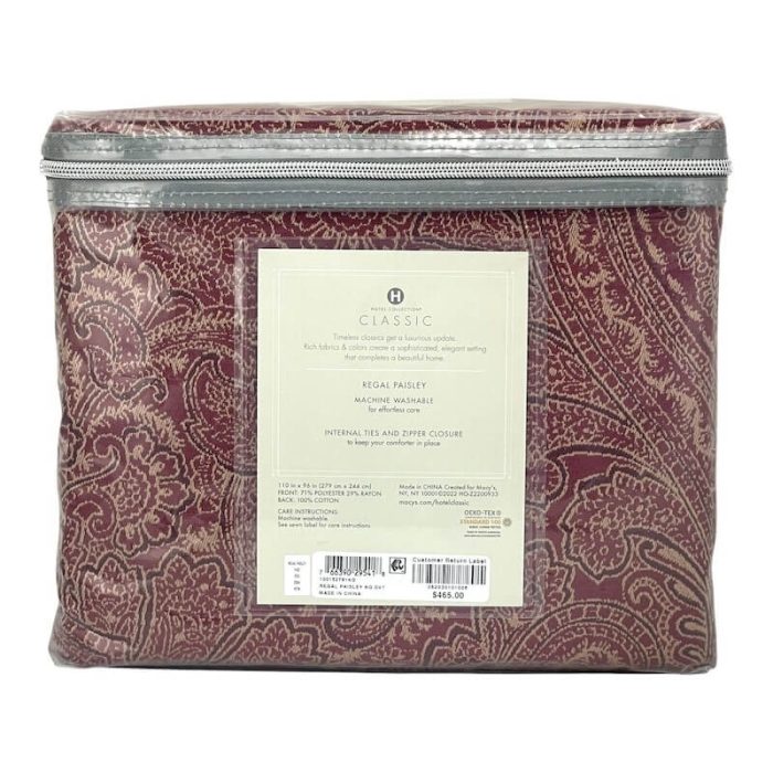 Hotel Collection Classic Regal Paisley King Duvet Cover 3