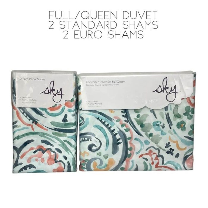 Sky Ophelia 5 Piece Full-Queen Duvet Set 2