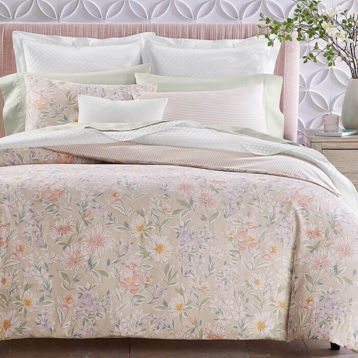 Charter Club Damask Designs Border Garden Duvet Set Charter Club Damask Designs Border Garden Duvet Set