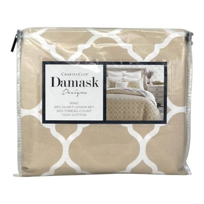 Charter Club Damask Designs Inverted Geo King Duvet Set