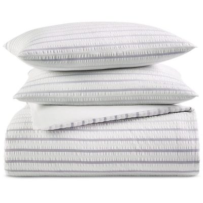 Charter Club Damask Designs Seersucker Ombre Stripe Duvet Set