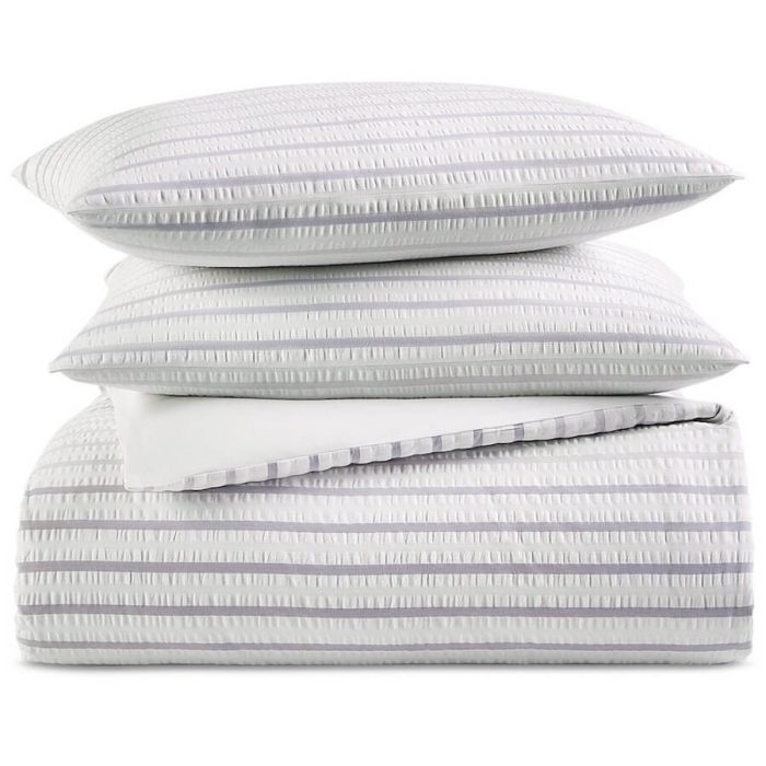 Charter Club Damask Designs Seersucker Ombre Stripe Duvet Set