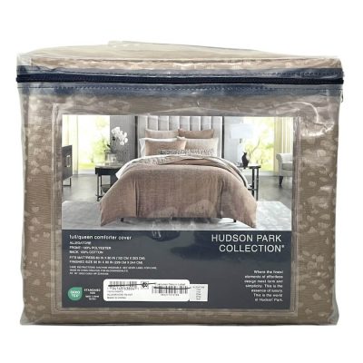 Hudson Park Allegatore Full/Queen Duvet Cover Rust 3