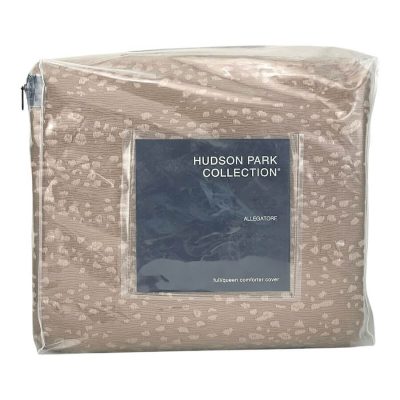 Hudson Park Allegatore Full/Queen Duvet Cover Rust