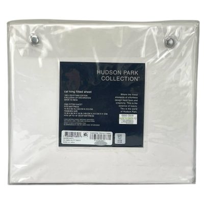 Hudson Park Classic Linens Percale California King Fitted Sheet 3