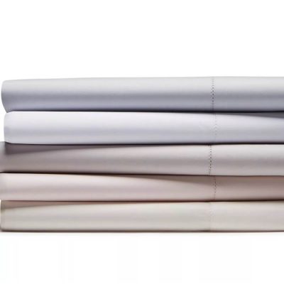 Hudson Park Classic Linens Percale Fitted Sheet