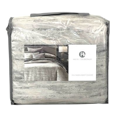 Hotel Collection Impasto Stone Full/Queen Duvet Set 2