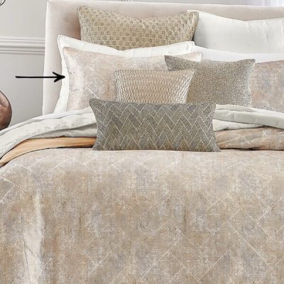 Hudson Park Linear Sandstone Sham Gold 2