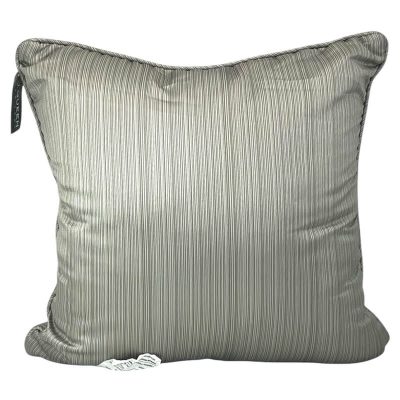 J Queen New York Deco 18 x 18 Decorative Pillow Silver 3