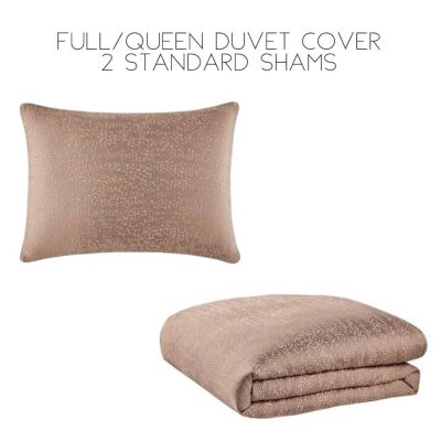 Hudson Park Allegatore Full-Queen Duvet Cover Set Rust 2