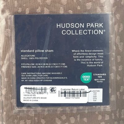 Hudson Park Allegatore Standard Sham Rust 2