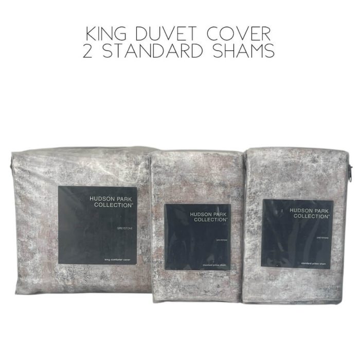 Hudson Park Greystone Duvet Set 2