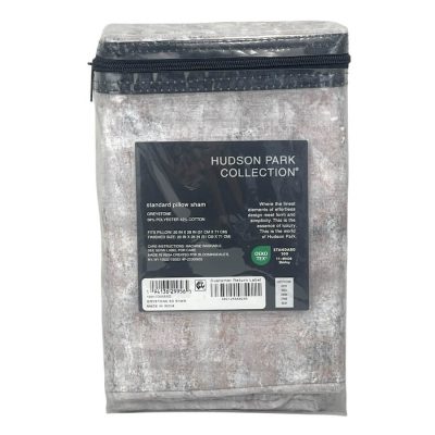 Hudson Park Greystone Standard Sham Warm Clay 2