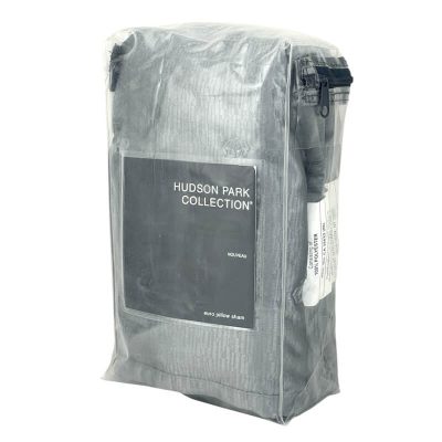 Hudson Park Nouveau Quilted Euro Sham Charcoal Grey 3