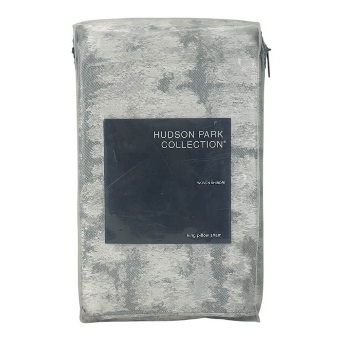 Hudson Park Woven Shibori King Sham