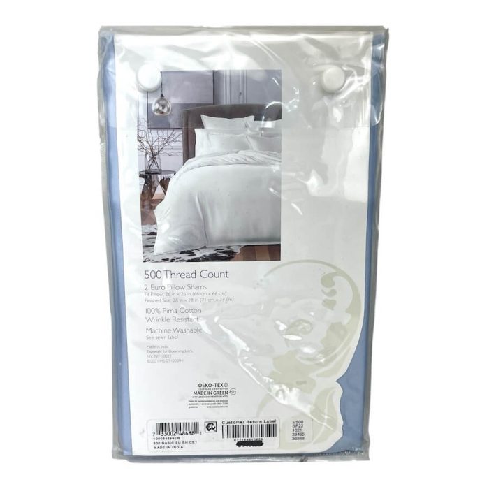 Sky 500 Thread Count 5 Piece King Duvet Set Coast Blue 3