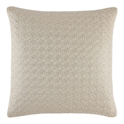 Hudson Park Animale Stripe Embroidered Euro Sham Taupe