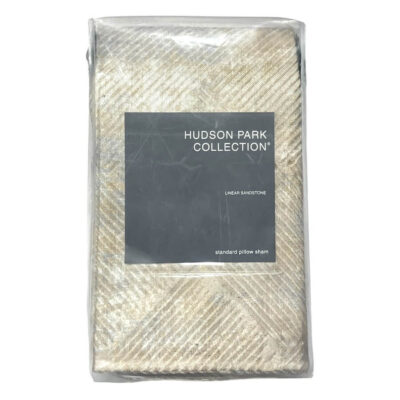 Hudson Park Linear Sandstone Standard Sham Gold