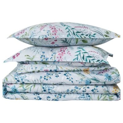 Sky Spring Posies King Duvet Set