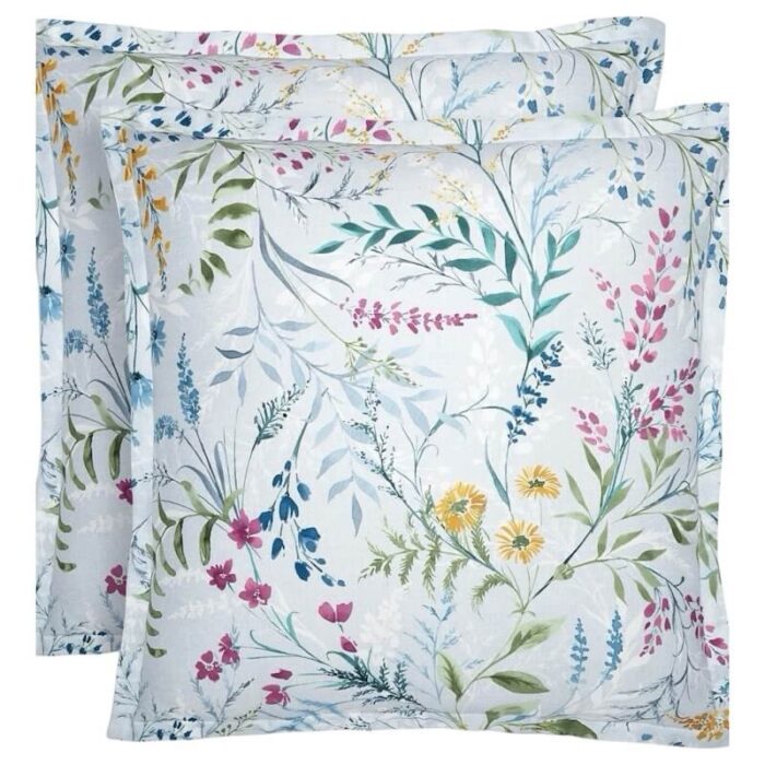 Sky Spring Posies Euro Sham Sat