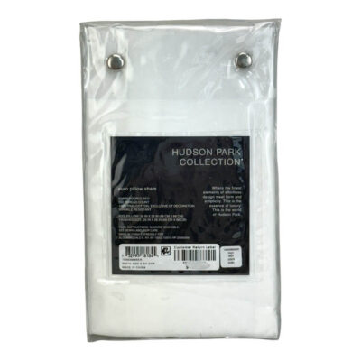 Hudson Park Embroidered Geo Euro Sham 2