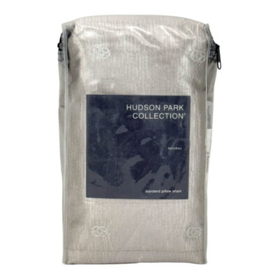 Hudson Park Nouveau Quilted Standard Sham Beige