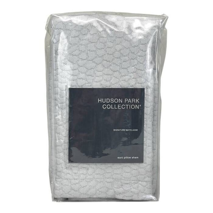 Hudson Park Signature Matelasse Euro Sham Cloud 4