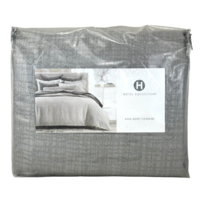 Hotel Collection Modern Crosshatch King Duvet Set 3