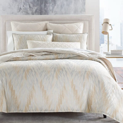 Hotel Collection Textured Chevron Duvet Set 2