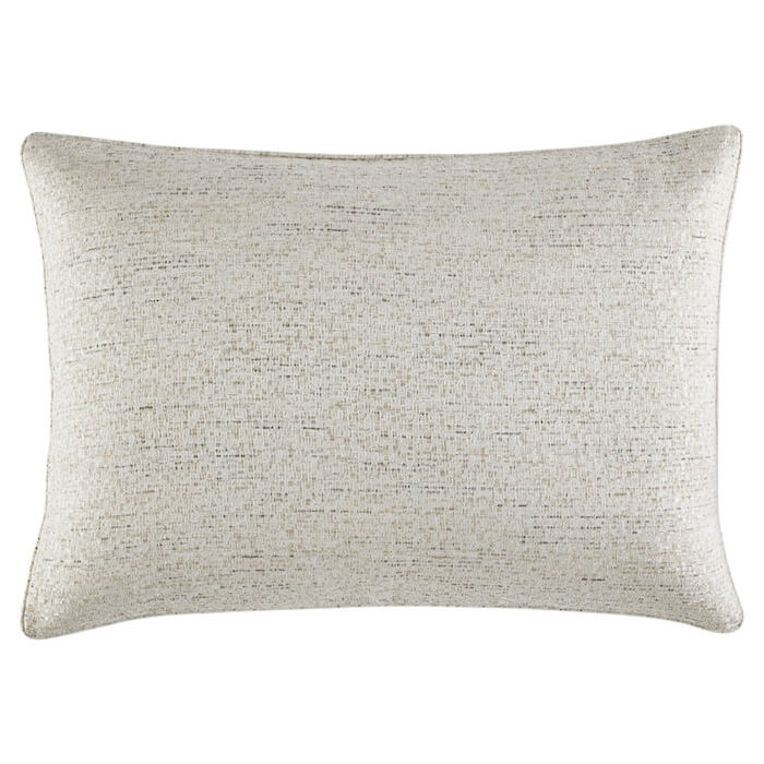 Hudson Park Tweed Texture Standard Sham Stone