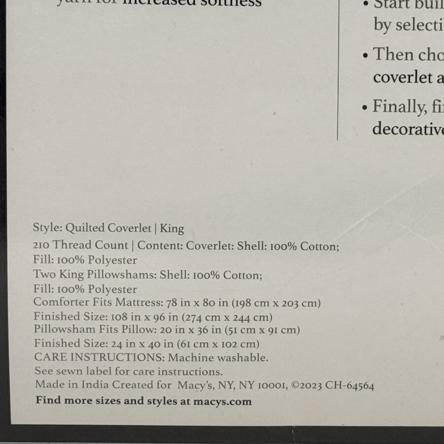 Charter Club Damask Quilted King Coverlet Set Horizon Blue 3 Charter Club Damask Quilted King Coverlet Set Horizon Blue 3