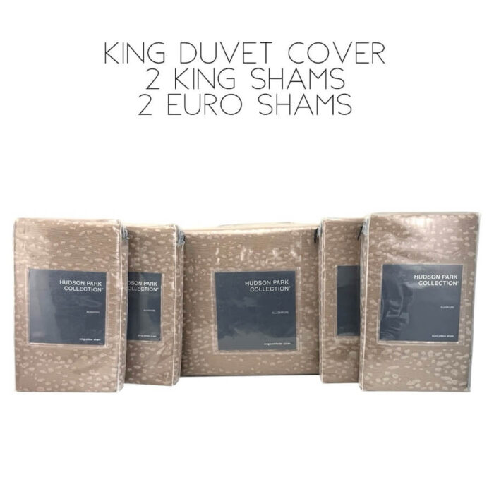 Hudson Park Allegatore 5 Piece King Duvet Cover Set 2