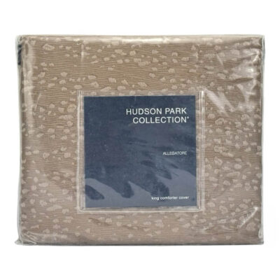 Hudson Park Allegatore King Duvet Cover Rust