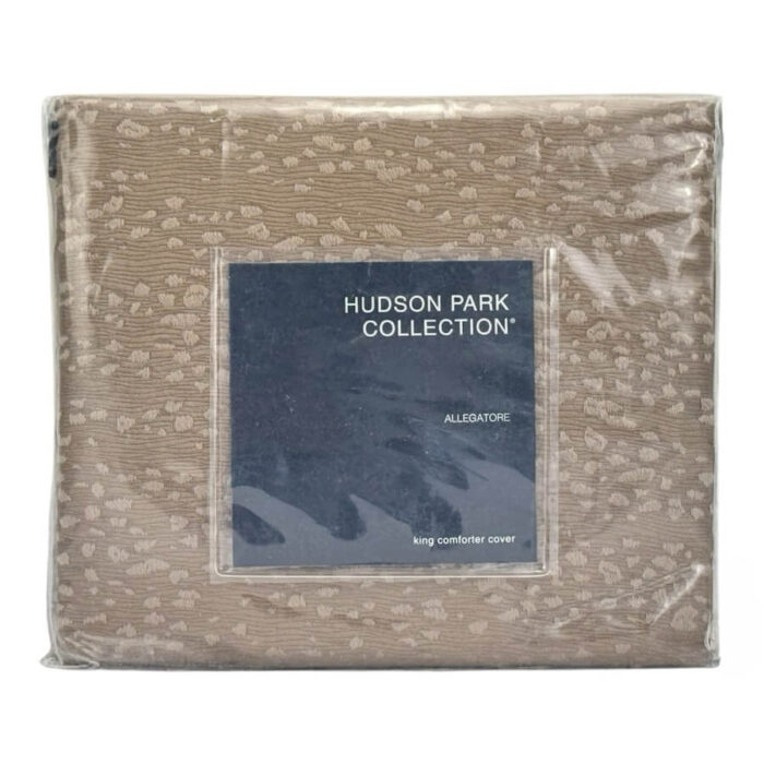 Hudson Park Allegatore King Duvet Cover Rust