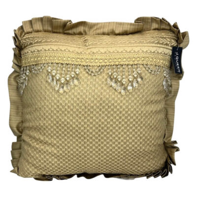 J Queen New York Napoleon Decorative Pillow Gold