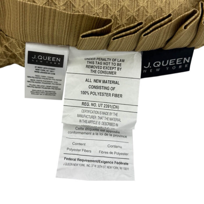 J Queen New York Napoleon Decorative Pillow Gold 6