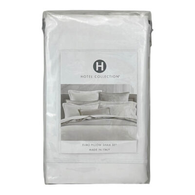 Hotel Collection Italian Percale Euro Sham Set White 2