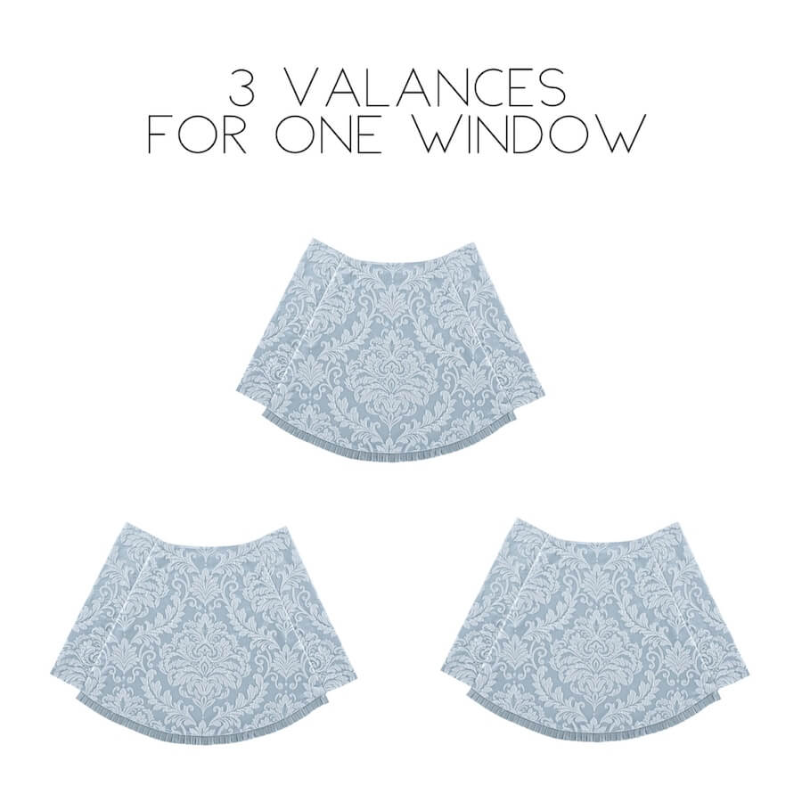 J Queen New York Malita Window Waterfall Valance 1 J Queen New York Malita Window Waterfall Valance `