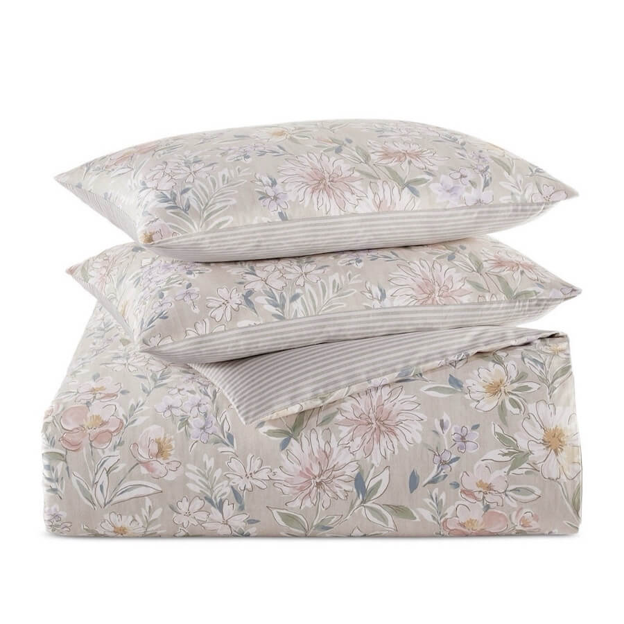 Charter Club Damask Designs Border Garden King Duvet Set 1