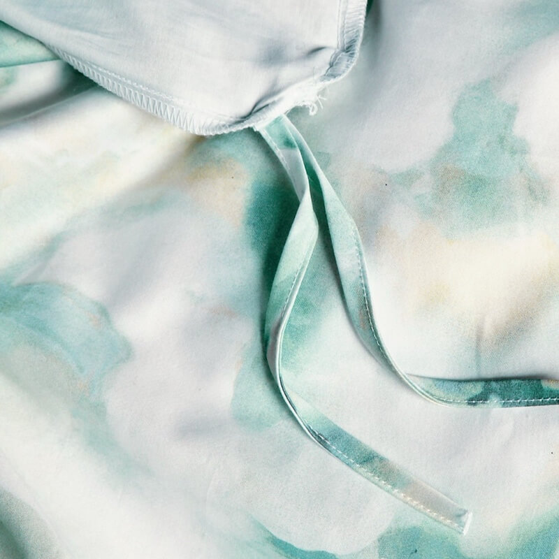 Sky Freya Inky Floral Duvet Cover Set Green 3 Sky Freya Inky Floral Duvet Cover Set Green 3