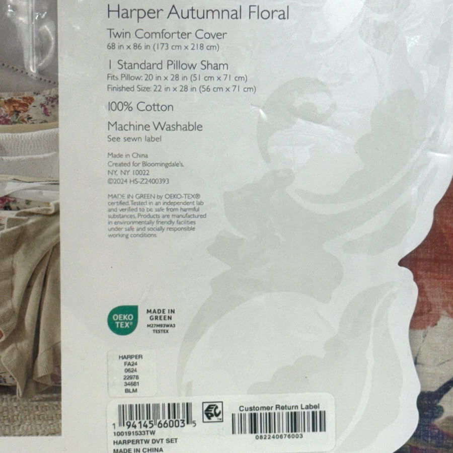 Sky Harper Autumnal Twin Duvet Cover Set Multicolor 4 Sky Harper Autumnal Twin Duvet Cover Set Multicolor 4