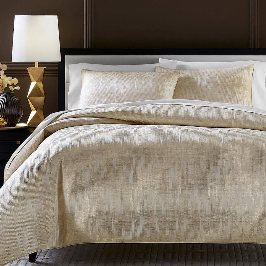 Hotel Collection Gilded Stripe Duvet Set Gold
