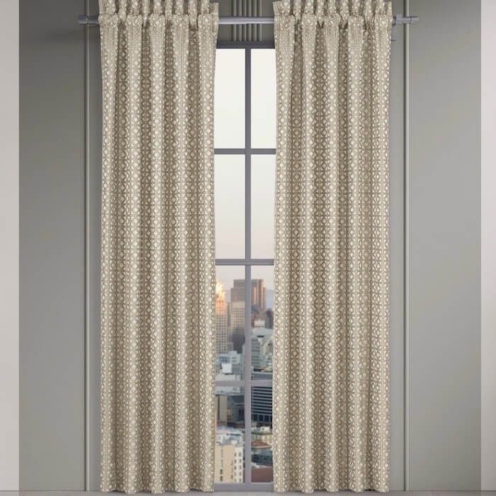 J Queen New York Alaro Window Panels Tie Back