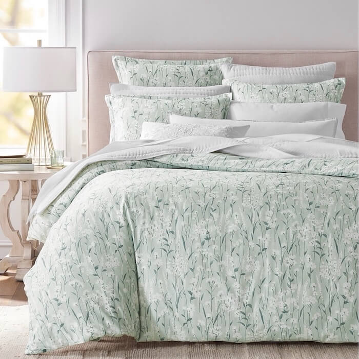 Sky Field Flowers Duvet Set Aqua Green 2 Sky Field Flowers Duvet Set Aqua Green 2