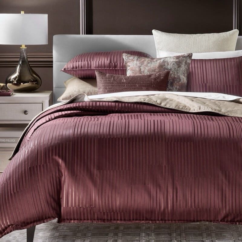 Hotel Collection Metallic Strie Duvet Set