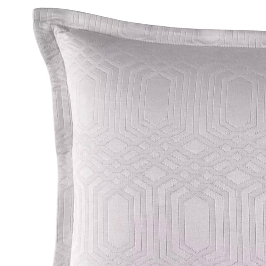 Hotel Collection Positano Matelasse Euro Sham Set Dove
